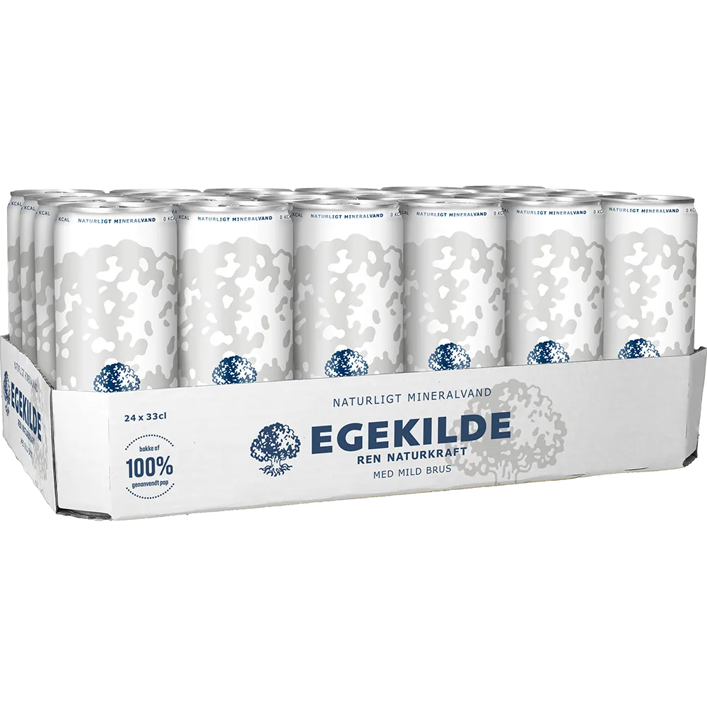 Egekilde med mild brus