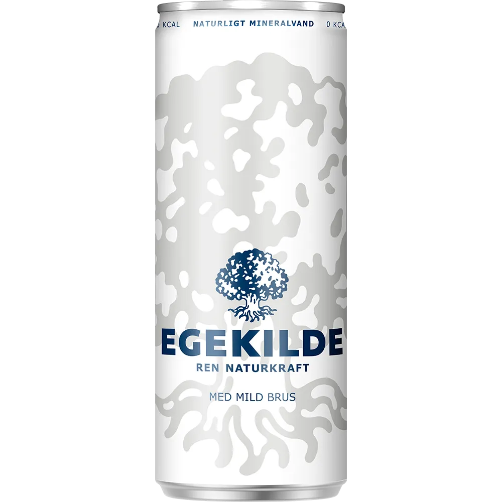 Egekilde med mild brus