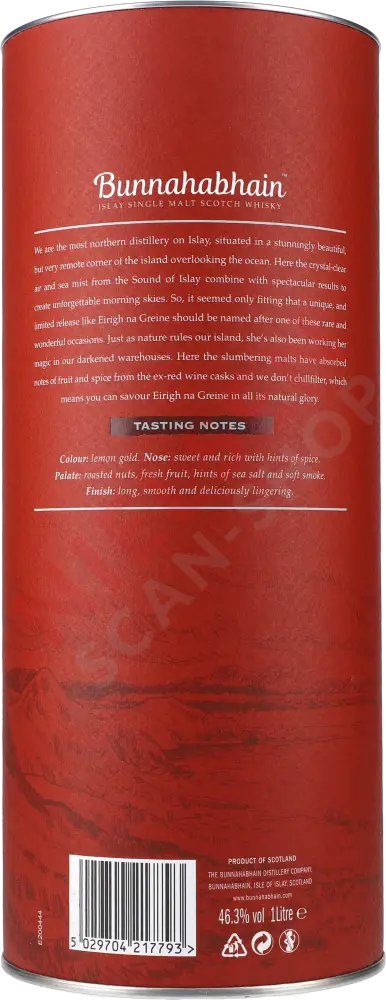 Bunnahabhain Eirigh Na Greine Spiritus