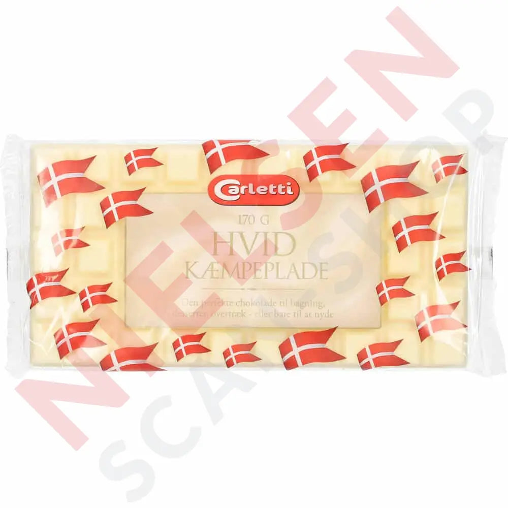 Carletti Kæmpeplade Hvid Slik & Dagligvarer