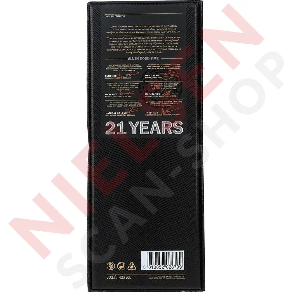 Glengoyne 21Y Spiritus