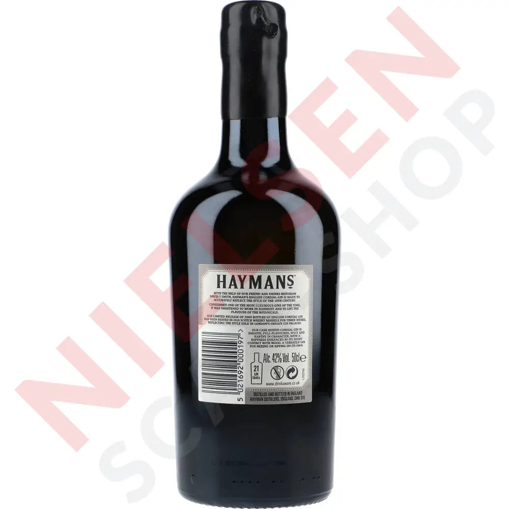 Hayman’s Cordial Gin Cask Spiritus