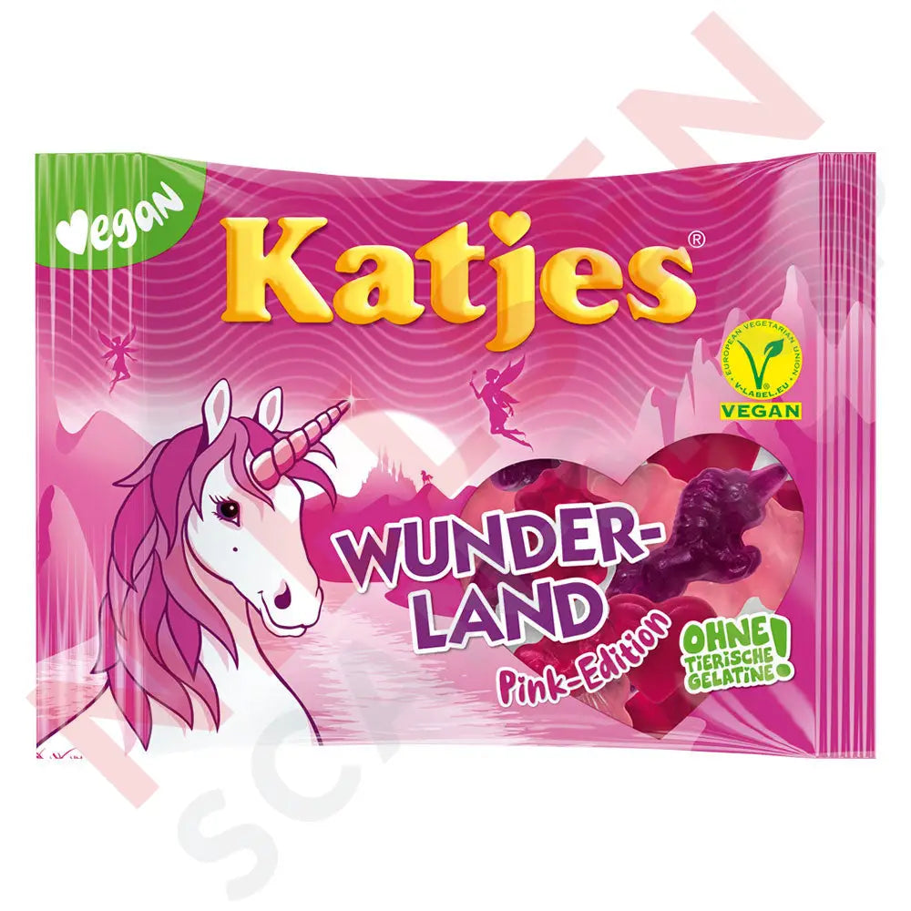 Katjes Wunderland Pink Vegan Slik & Dagligvarer
