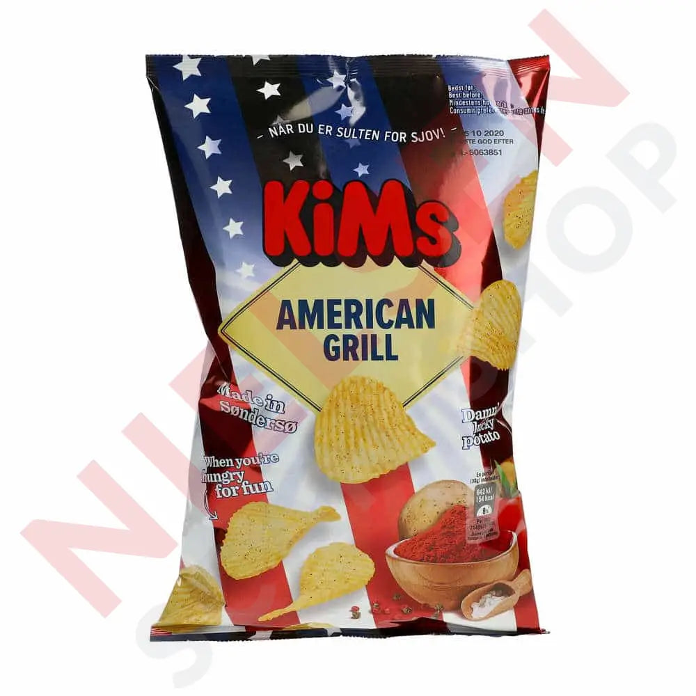 Kims American Grill Chips Slik & Dagligvarer