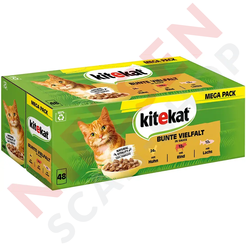 Kitekat Bunte Vielfalt In Sauce Dyrefoder