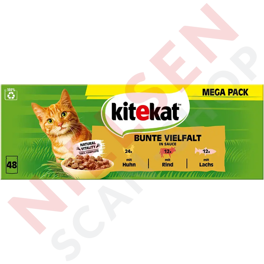 Kitekat Bunte Vielfalt In Sauce Dyrefoder