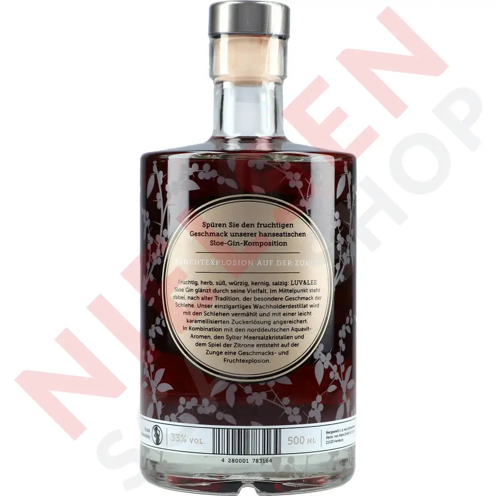 Luv & Lee Hanseatic Sloe Gin Spiritus