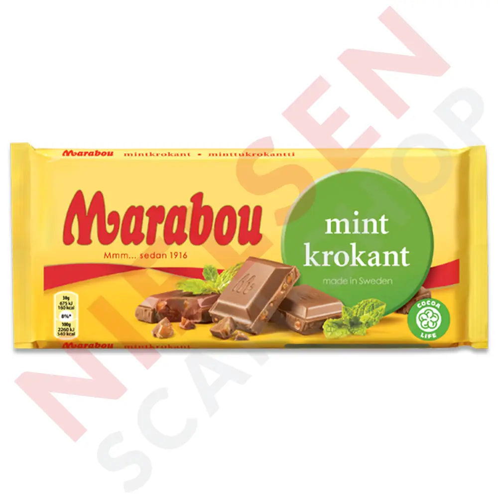 Marabou Mintkrokant Slik & Dagligvarer