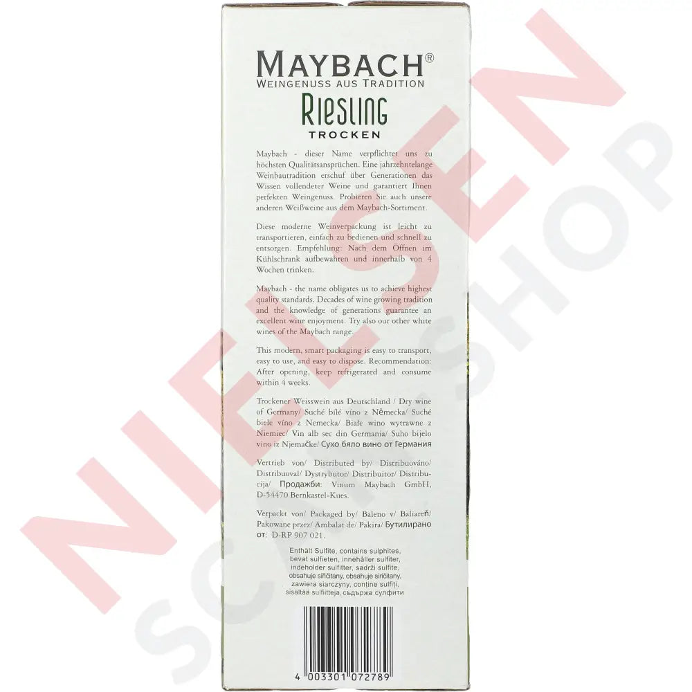 Maybach Riesling Vin