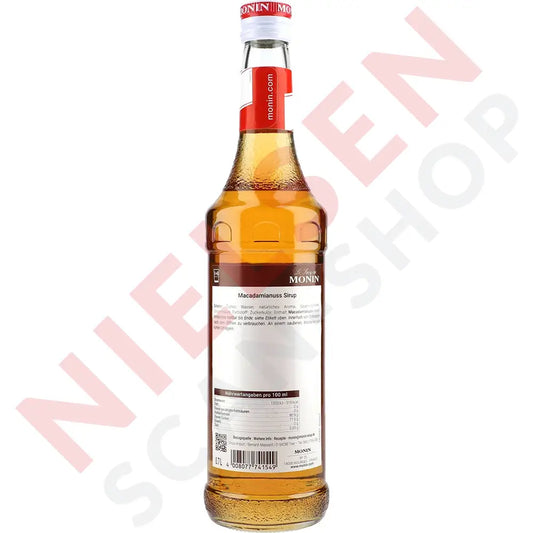 Monin Sirup Macadamia 0 7L Softdrinks & Energydrinks