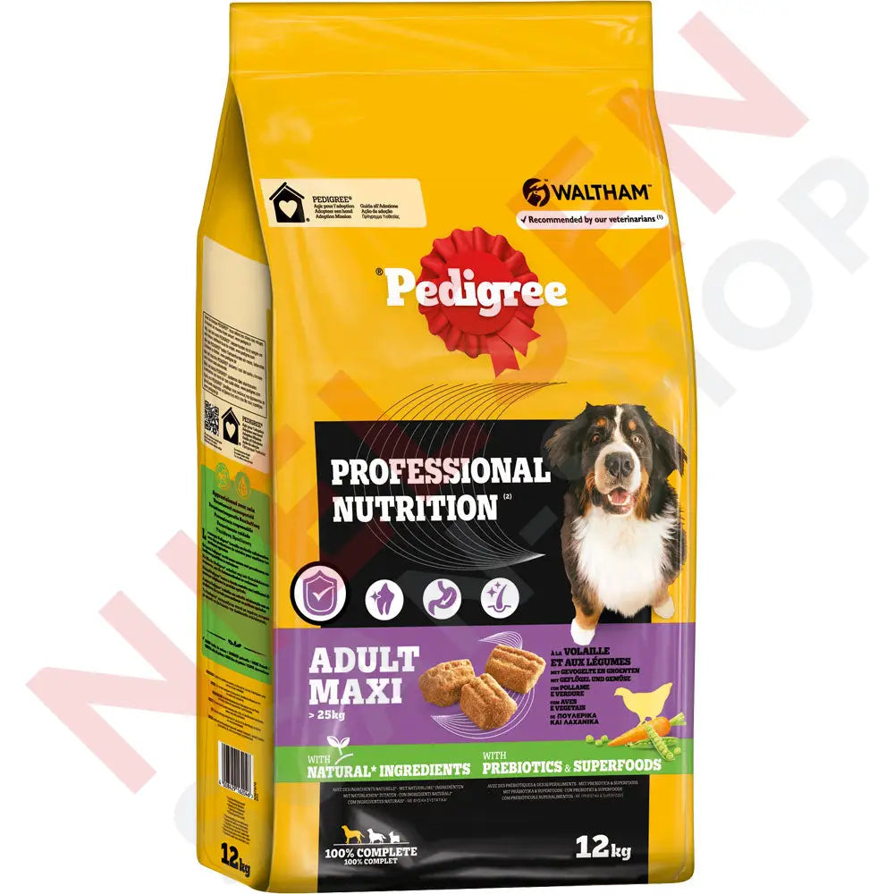Pedigree Pn Adult Geflügel Und Gemüse > 25Kg Maxi Dyrefoder