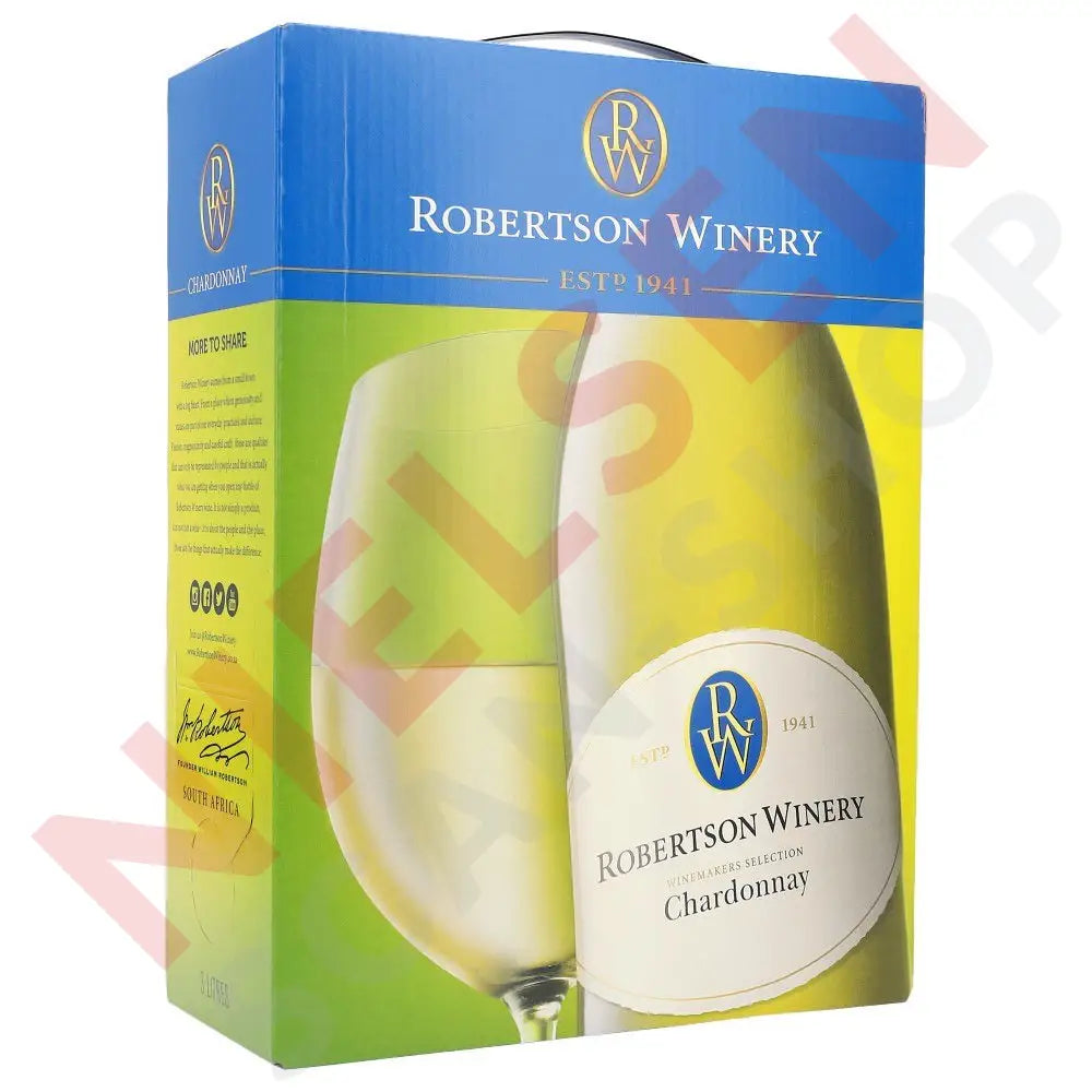 Robertson Winery Chardonnay 13,5% 3 ltr. - AllSpirits