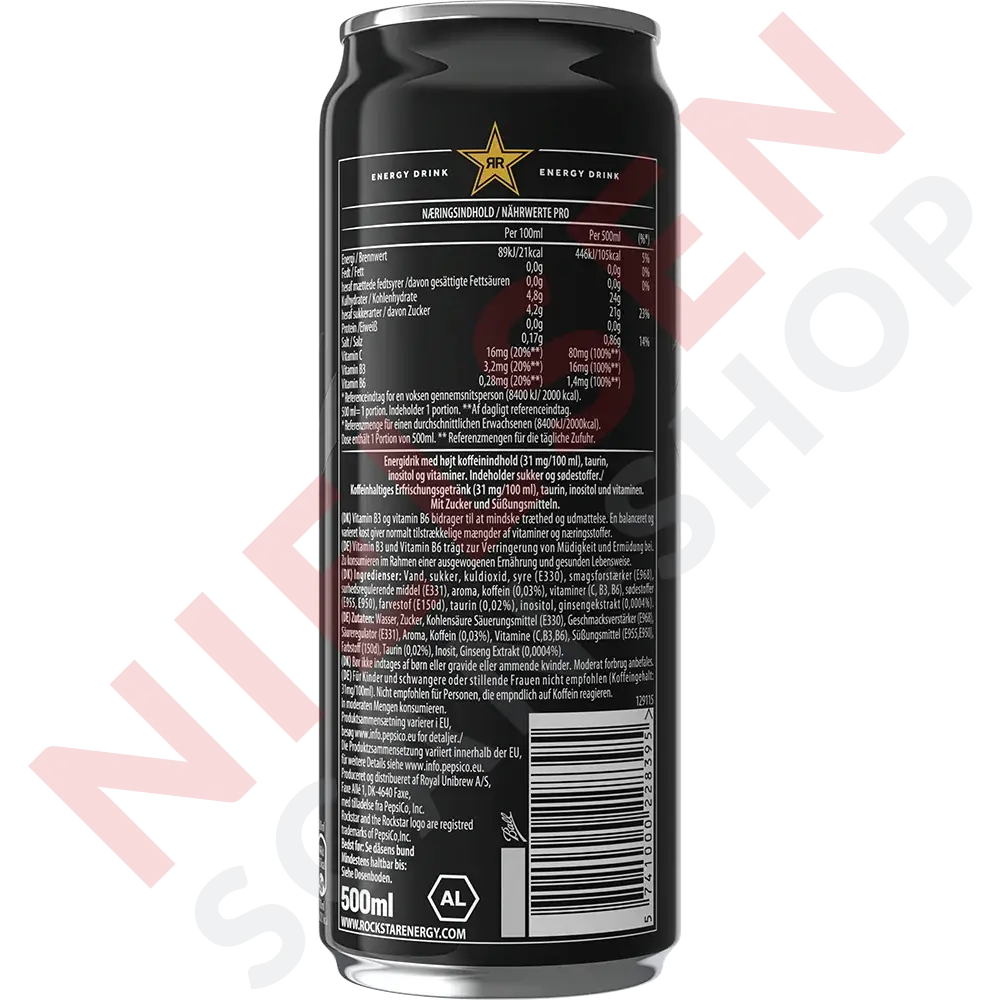 Rockstar Energy Drink Original Softdrinks & Energydrinks