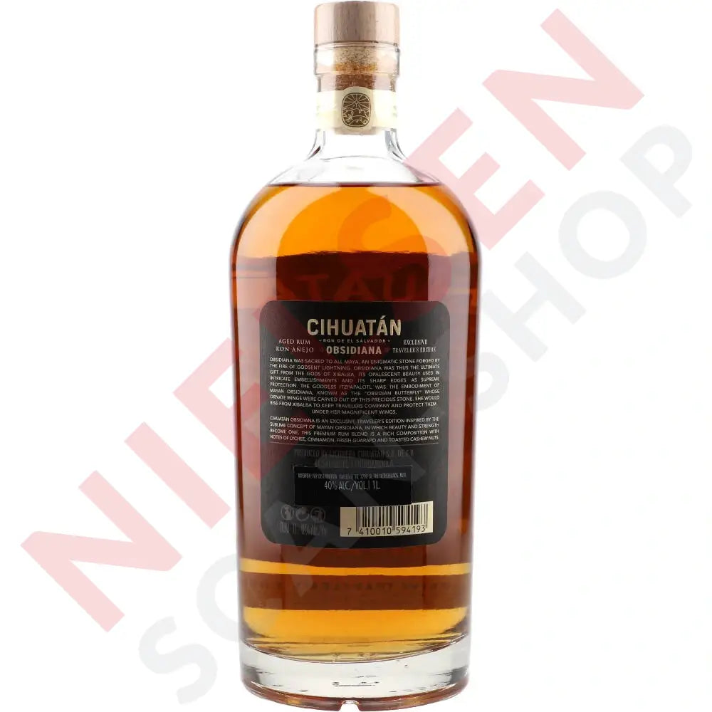 Ron Cihuatan Obsidiana Aged Rum 1L Spiritus