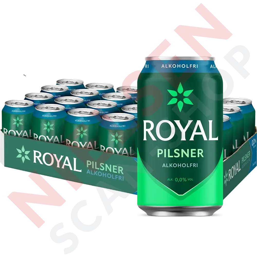 Royal Pilsner 0 % Alkoholfri Øl & Cider