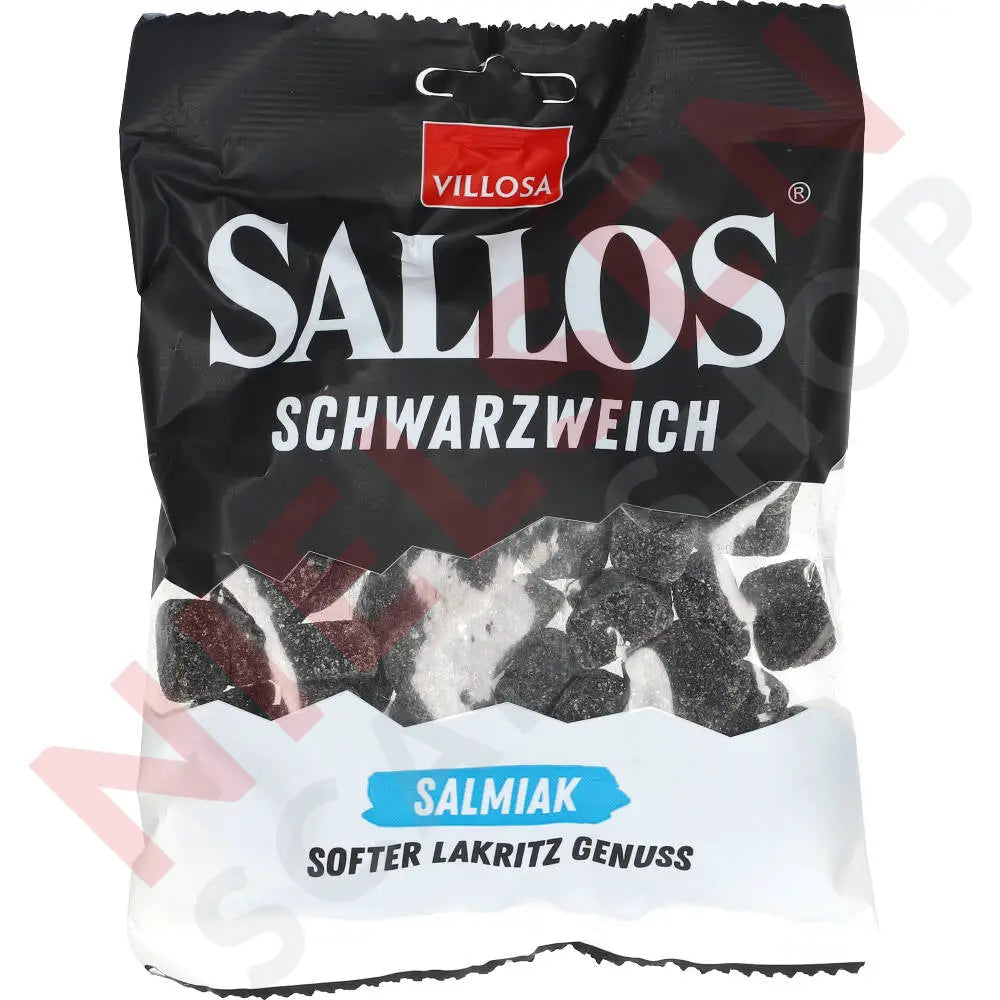 Sallos Schwarzweich Salmiak Slik & Dagligvarer