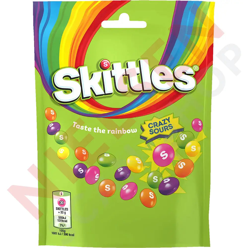 Skittles Crazy Sour Slik & Dagligvarer