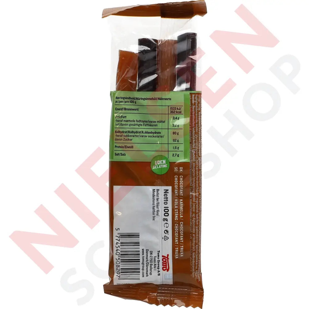 Toms Go’e Staenger Karamel Hits 4Er Slik & Dagligvarer