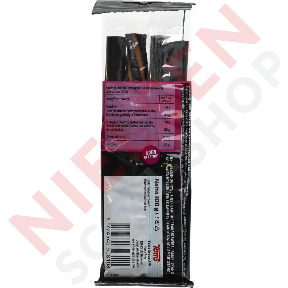 Toms Go’e Staenger Lakrids Hits 4Er Slik & Dagligvarer