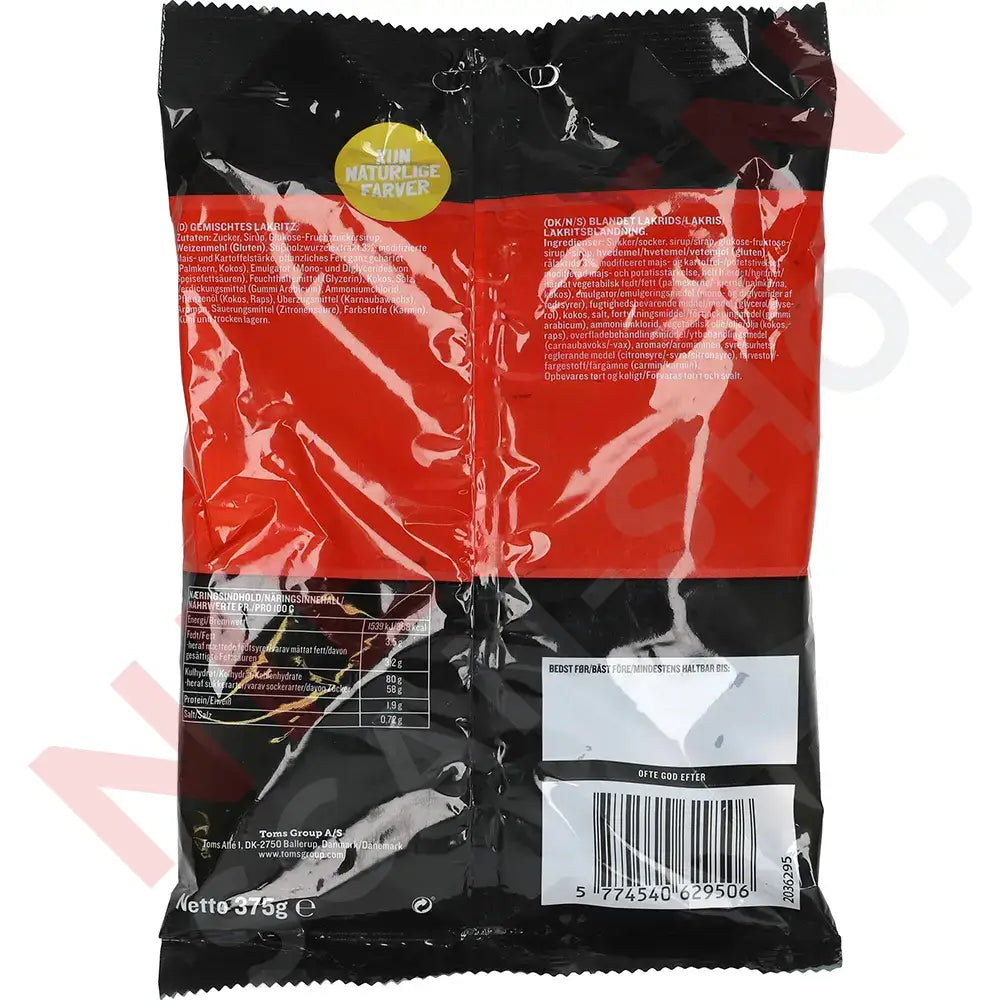 Toms Lakrids Hits 375G Slik & Dagligvarer