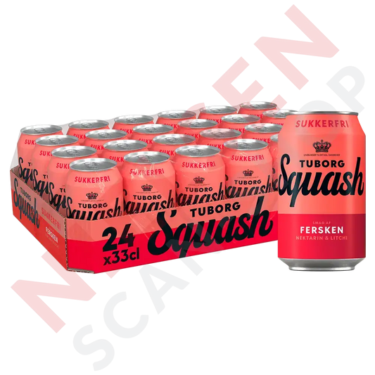 Tuborg Squash Fersken Zuckerfrei Softdrinks & Energydrinks