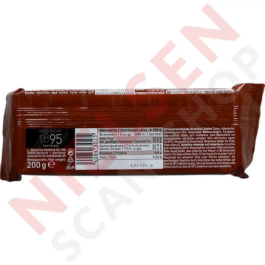 Weinrich Kuvertüre Vollmilch Slik & Dagligvarer