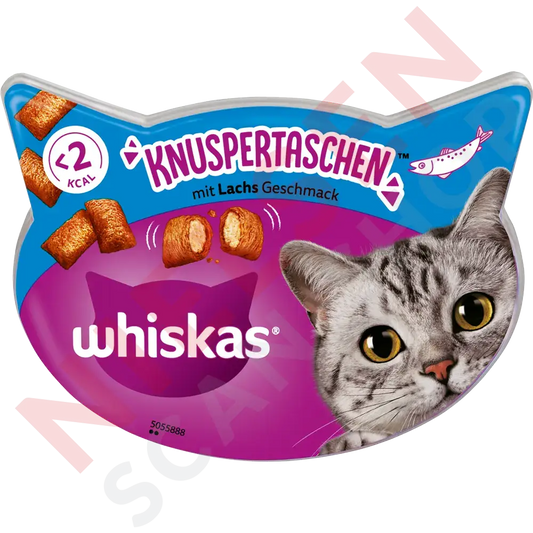 Whiskas Knuspertaschen Mit Lachs Dyrefoder