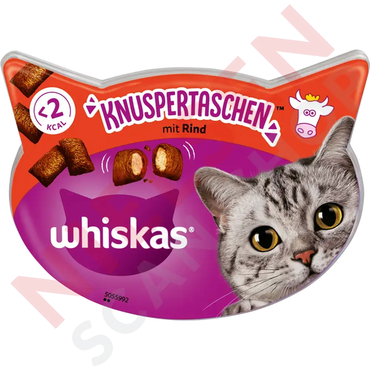 Whiskas Knuspertaschen Mit Rind Dyrefoder