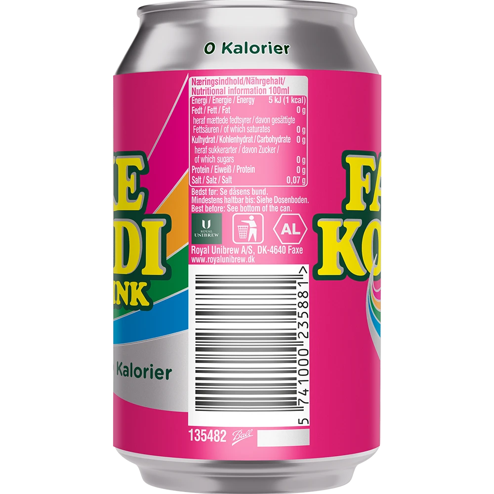 Faxe Kondi Pink 0 Kalorier