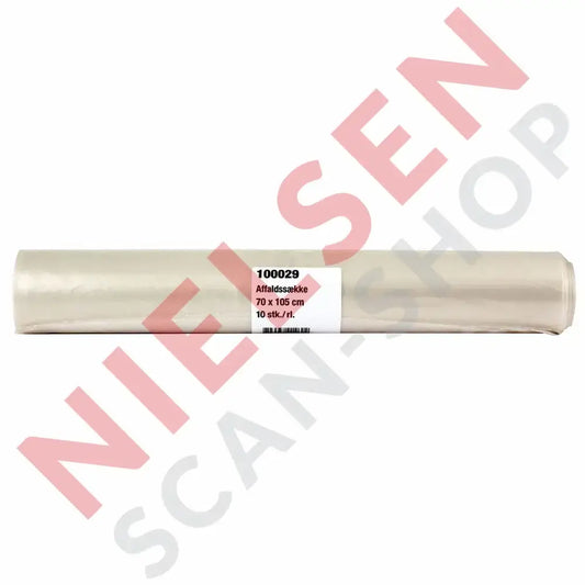 Affaldssække 10Stk 70X110 Cm Transparent Husholdning & Hygien
