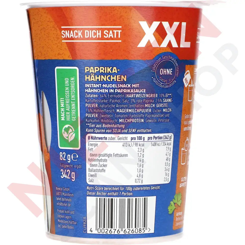 Birkel Minuto Xxl Paprika-Hähnchen-Topf 82G Slik & Dagligvarer