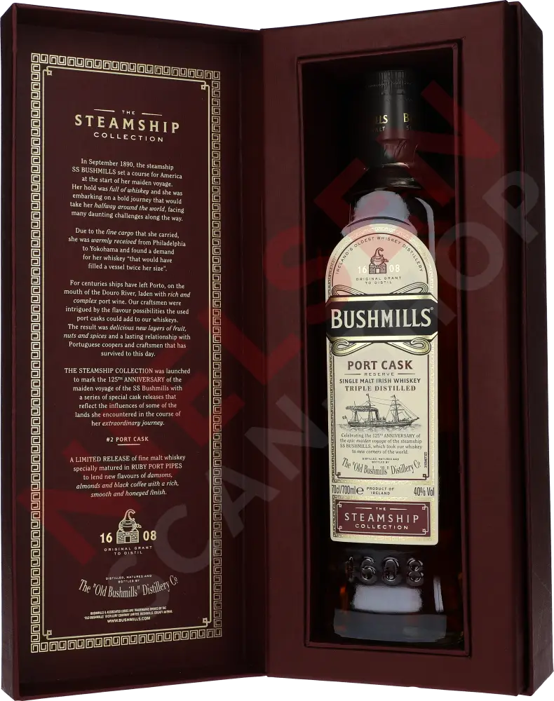 Bushmills Steamship Port Cask Spiritus