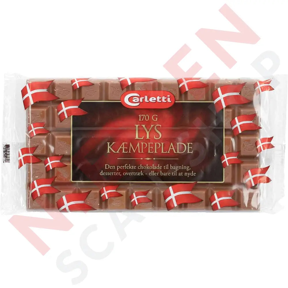 Carletti Kæmpeplade Lys Slik & Dagligvarer