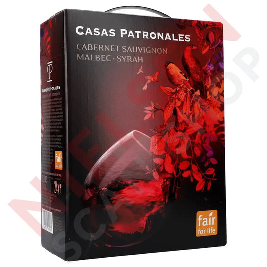 Casas Patronales Cab.Sau/Mal/Syrah 14% 3 ltr. - AllSpirits