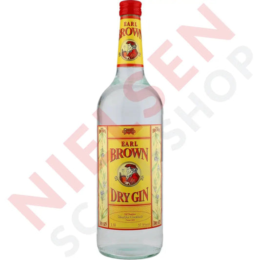 Earl Brown Dry Gin 37,5% 1 ltr. - AllSpirits