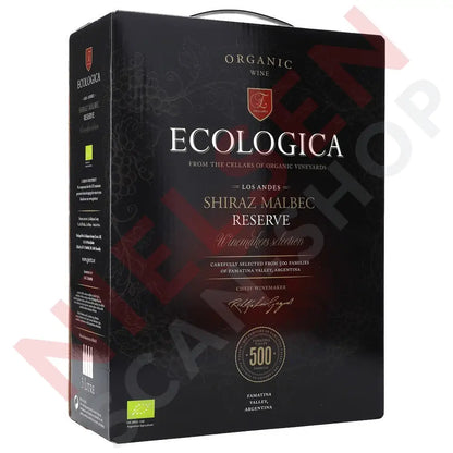 Ecologica Shiraz&Malbec Reserve 12,5% 3 ltr. - AllSpirits