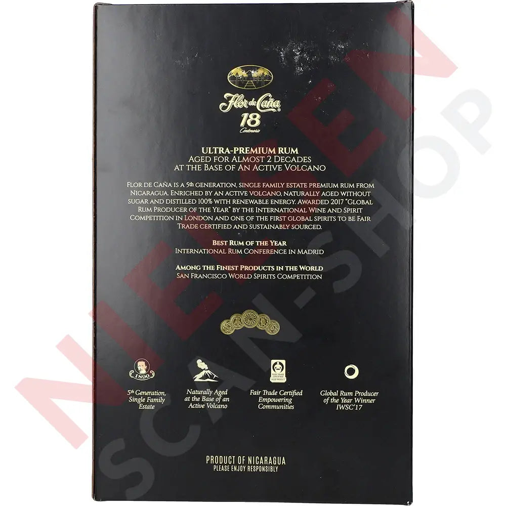 Flor De Caña Centenario Gold 18Y Spiritus