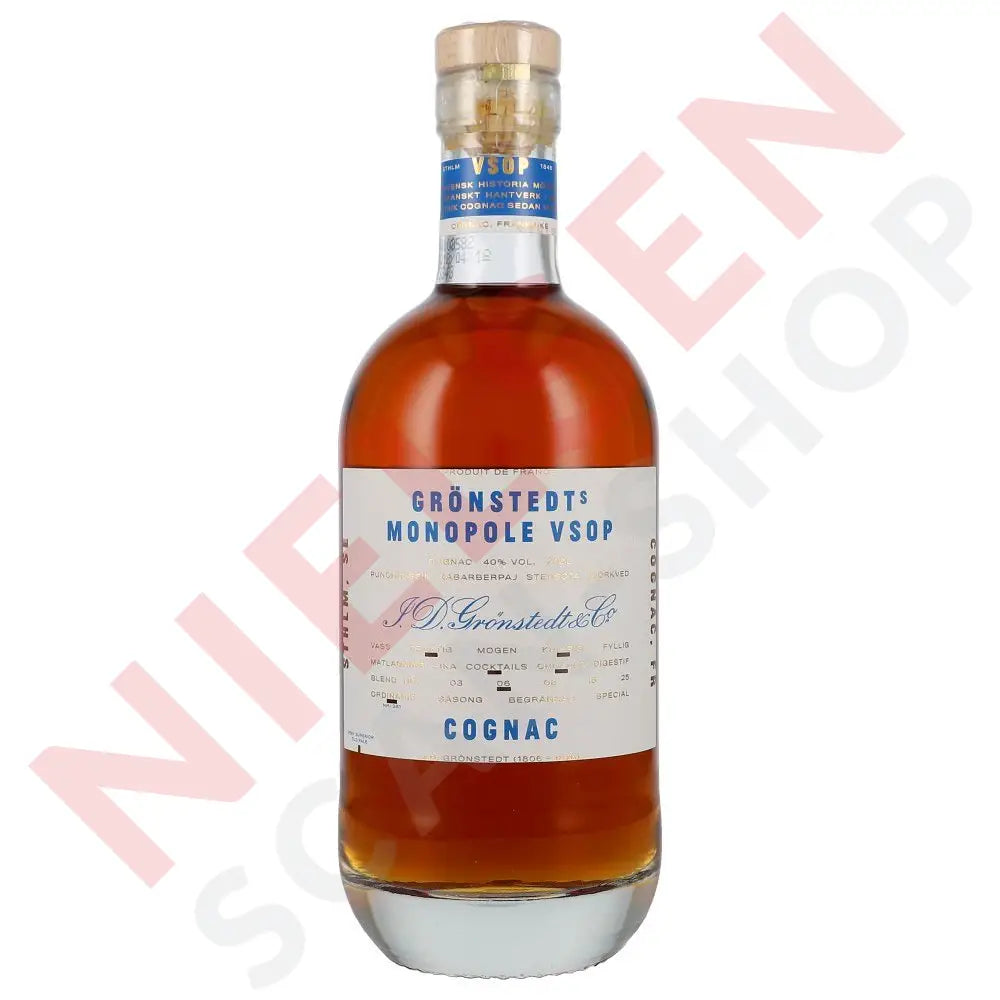 Grönstedts V.S.O.P. 40% 0,7 ltr. - AllSpirits