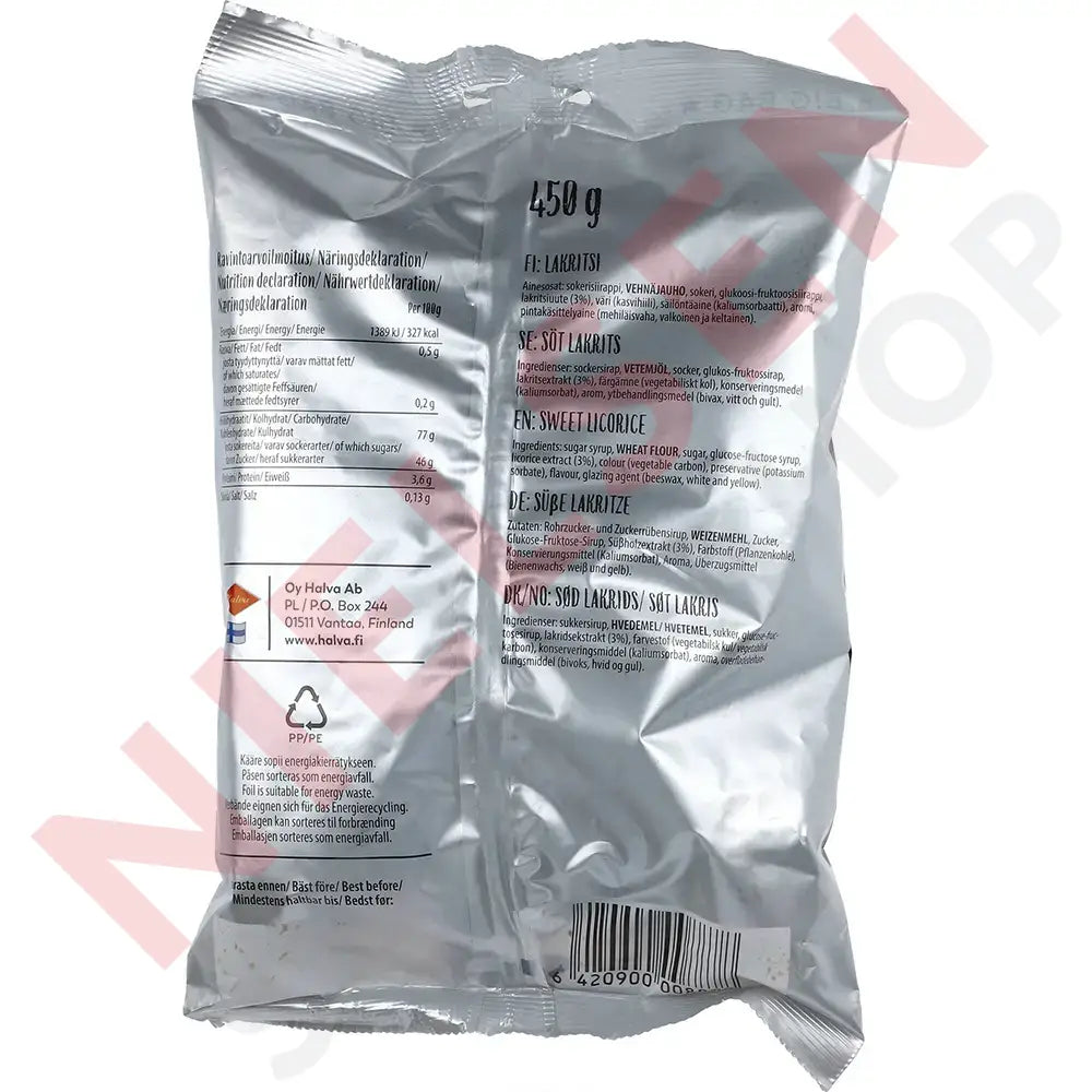 Halva Old Time Licorice Slik & Dagligvarer