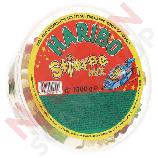Haribo Stjerne Mix 1 kg - AllSpirits