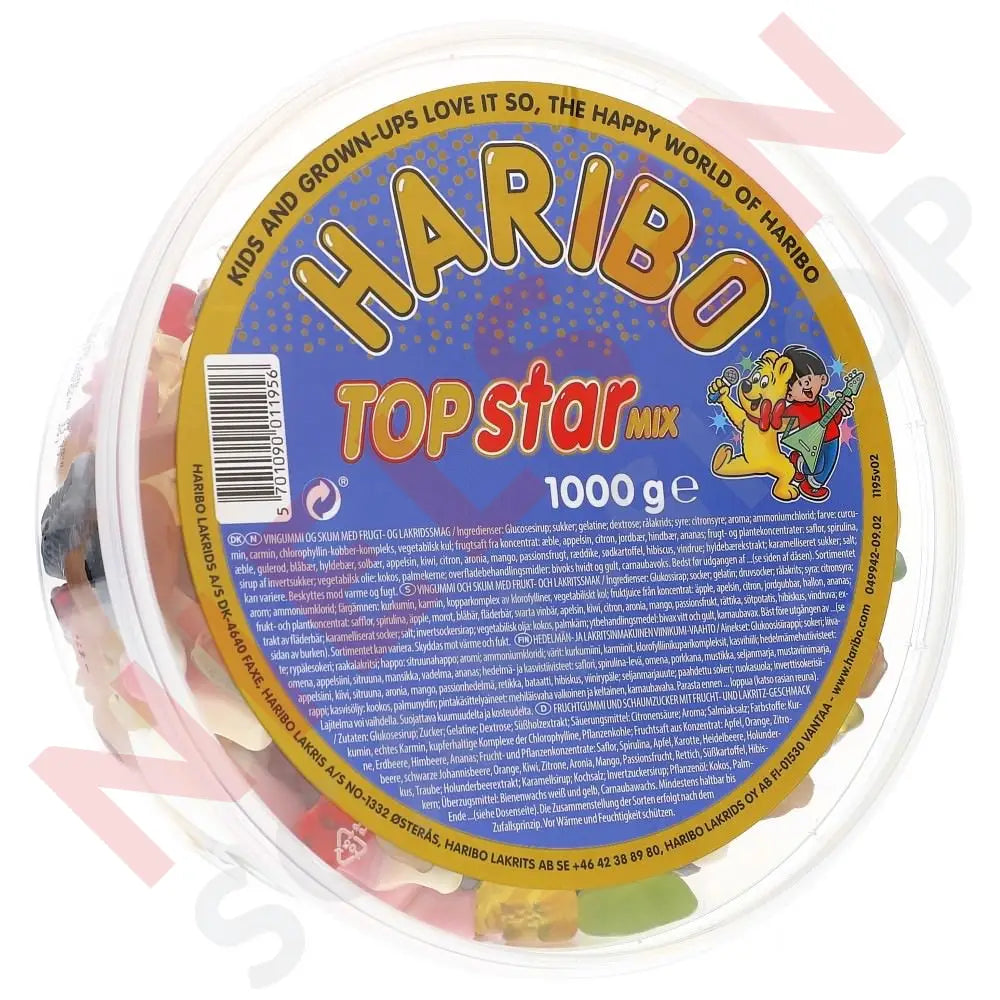 Haribo Top Star Mix 1 kg - AllSpirits