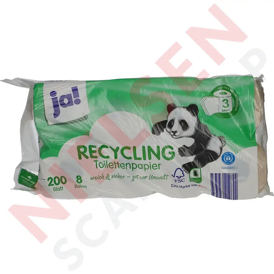 Ja! Toilettenpapier Hybrid 3Lagig 200 Blatt Husholdning & Hygien