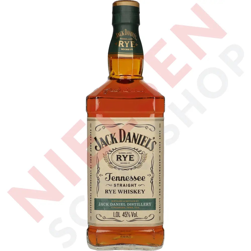 Jack Daniel´s Straight Rye Whiskey 45% 1 ltr. - AllSpirits
