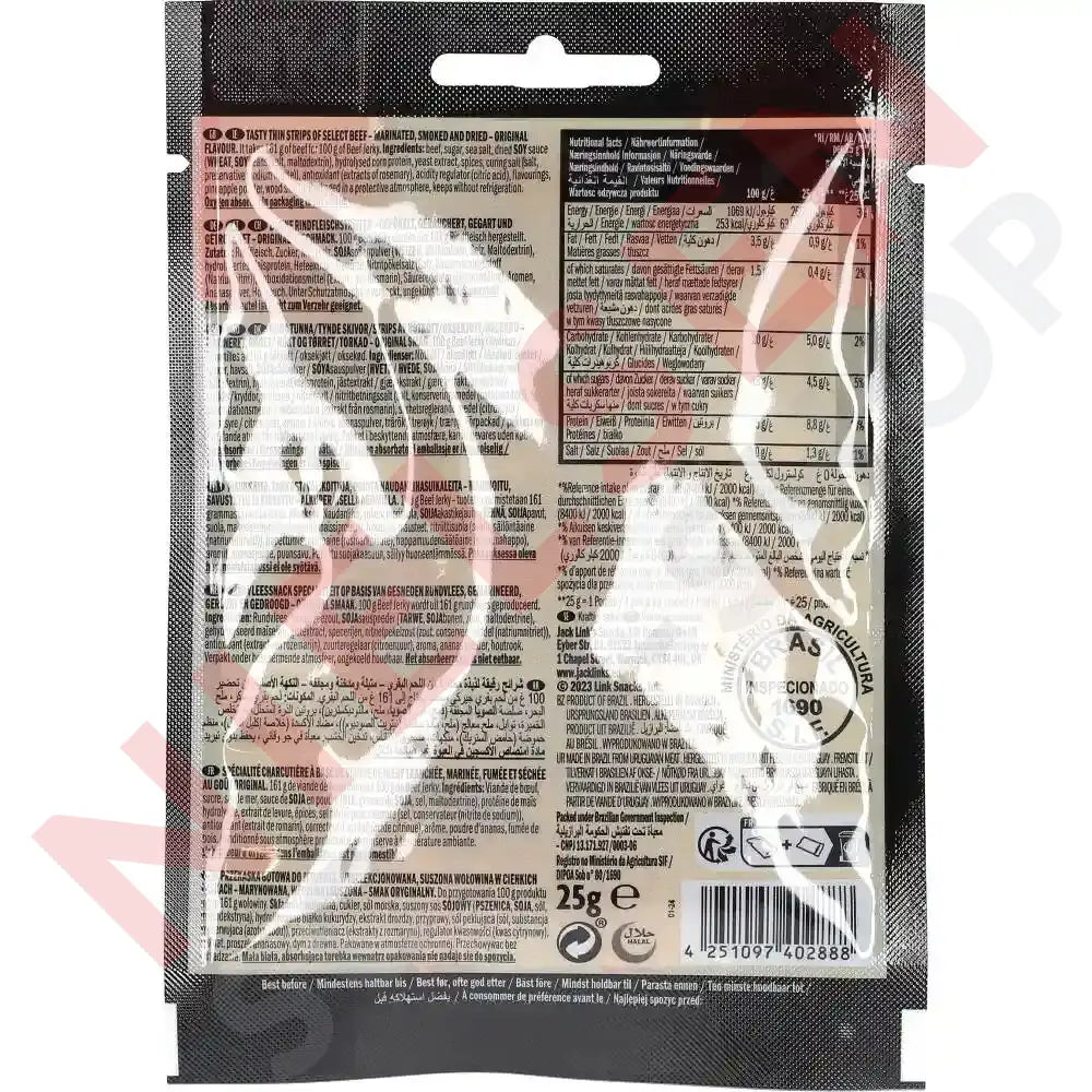 Jack Link’s Beef Jerky Original 25G Slik & Dagligvarer