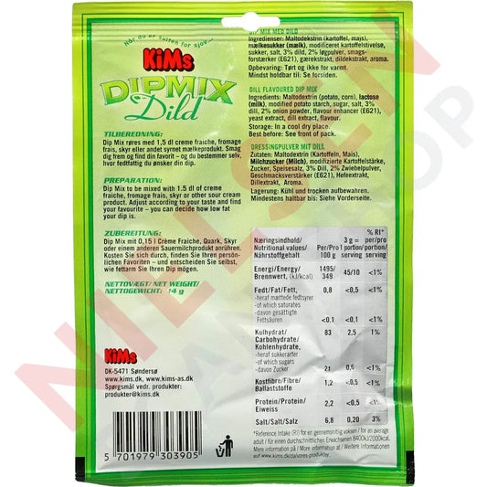 Kims Dipmix Dild Slik & Dagligvarer