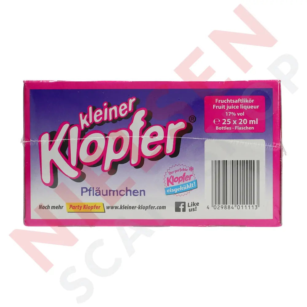 Kleiner Klopfer Pfläumchen Spiritus