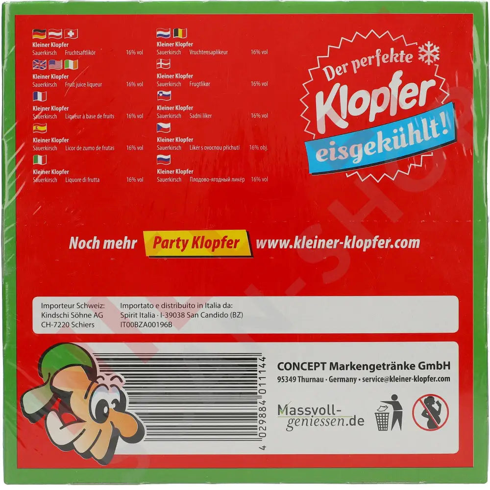 Kleiner Klopfer Sauerkirsch Spiritus