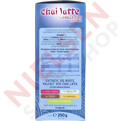 Krüger Chai Latte Classic 250G Slik & Dagligvarer