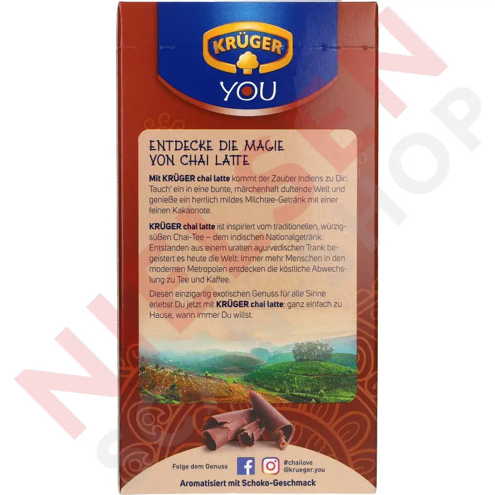 Krüger Chai Latte Schoko 250G Slik & Dagligvarer