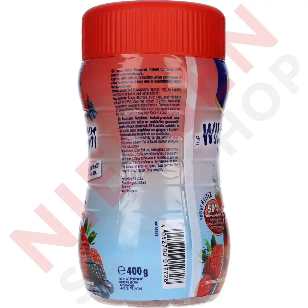 Krüger Teegetränk Wildfrucht 400G Slik & Dagligvarer